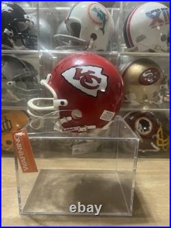 Priest Holmes Autographed SIGNED KANSAS CITY CHIEFS NFL Mini Helmet COA