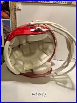 RARE NFL KANSAS CITY CHIEFS FULL SIZE JUSTIN HOUSTON SIGNED HELMET with COA
