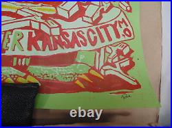 Rare Primus 2016 Jim Pollock Linocut Print Signed Limited Edition Kansas City