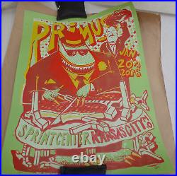 Rare Primus 2016 Jim Pollock Linocut Print Signed Limited Edition Kansas City