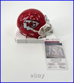 Rashee Rice Kansas City Chiefs Autographed Mini Helmet Jsa Witness Coa