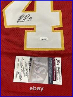 Rashee Rice Kansas City Chiefs Autographed Red Custom XL Jersey Jsa Coa