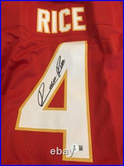 Rashee Rice Kansas City Chiefs Autographed Signed Jersey Beckett Certified