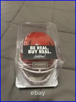 Rashee Rice Kansas City Chiefs Autographed Signed Mini Helmet Beckett Witness