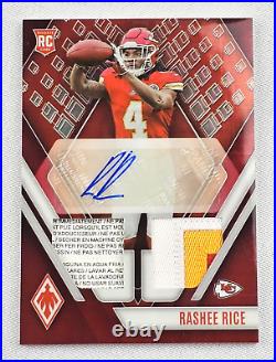 Rashee Rice Laundry Tag 2023 Phoenix FOTL Rookie 3 Color Corner Patch Auto 06/25 Rashee Rice Laundry Tag 2023 Phoenix FOTL Rookie 3 Color Corner Patch Auto 06/25