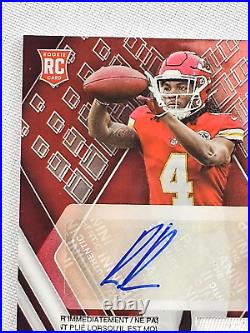 Rashee Rice Laundry Tag 2023 Phoenix FOTL Rookie 3 Color Corner Patch Auto 06/25