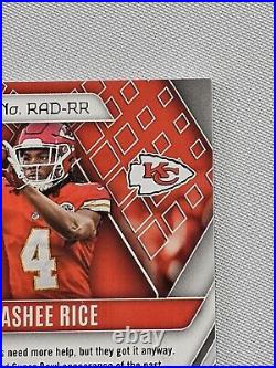 Rashee Rice Laundry Tag 2023 Phoenix FOTL Rookie 3 Color Corner Patch Auto 06/25 Rashee Rice Laundry Tag 2023 Phoenix FOTL Rookie 3 Color Corner Patch Auto 06/25