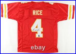 Rashee Rice Signed Kansas City Chiefs Jersey (Beckett) 2023 Draft Pk / Receiver