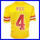 Rashee Rice Signed Kansas City Yellow Football Jersey (JSA)