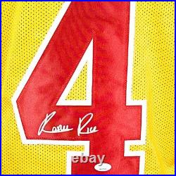 Rashee Rice Signed Kansas City Yellow Football Jersey (JSA)