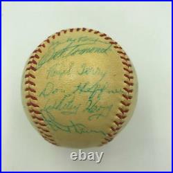 Roger Maris Rookie Era 1958 Kansas City Athletics Team Signed Baseball Beckett
