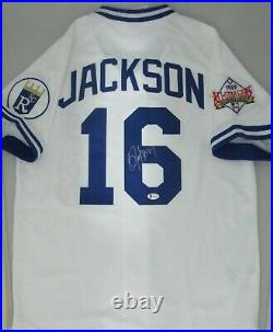 Royals BO JCAKSON Signed Mitchell & Ness Authentic Kansas City jersey AUTO BCA