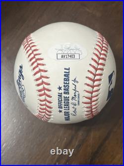 SALVADOR PEREZ Signed Rawlings MLB Baseball KANSAS CITY KC ROYALS AUTO JSA AUTH
