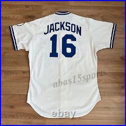 SIGNED 1990 BO JACKSON Kansas City Royals GAME ISSUED Jersey Rawlings JSA AUTO