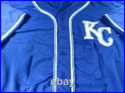 Salvador Perez / Autographed Kansas City Royals Custom Baseball Jersey / Jsa