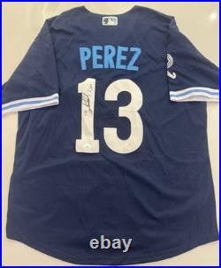 Salvador Perez Kansas City Royals Signed Autographed JSA COA