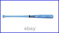 Salvador Perez Kansas City Royals Signed Baseball Bat 34' Rawlings Beckett Coa