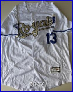 Salvador Perez Signed Autographed Kansas City Royals 2015 Jersey. Jsa Coa