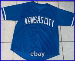 Salvador Perez Signed Autographed Kansas City Royals Custom Jersey JSA N