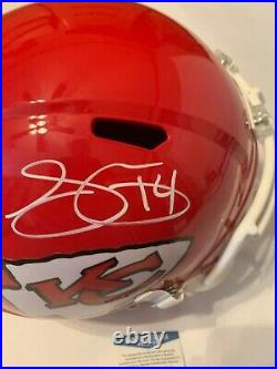 Sammy Watkins Autographed Full Size Kansas City Chiefs Speed Helmet Beckett COA