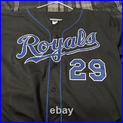 Signed Authentic Kansas City Royals Mike Sweeney Vintage Jersey