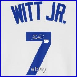 Signed Bobby Witt Jr. Kansas City Royals Signed Nike Replica Jersey