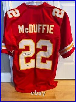 Signed Jersey McDUFFIE Chiefs Kansas City Beckett