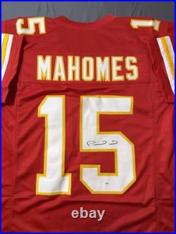 Signed Kansas City Chiefs Patrick Mahomes Autographed Jersey withCOA
