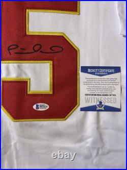 Signed Kansas City Chiefs Patrick Mahomes Autographed Jersey withCOA
