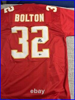 Signed Nick Bolton Custom Jersey Beckett Auth. Kansas City Chiefs Autograph