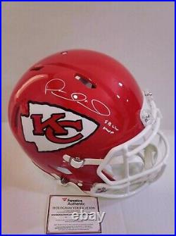 Signed Patrick Mahomes Autographed Kansas City Chiefs FS Authentic Helmet