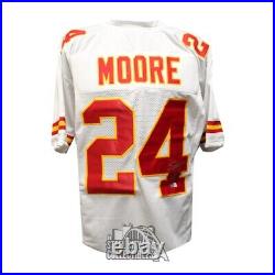 Skyy Moore Autographed Kansas City Custom White Football Jersey BAS