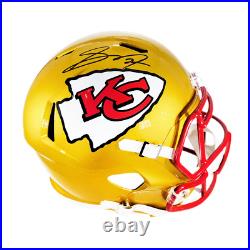 Skyy Moore Signed Kansas City Chiefs Flash Speed Full-Size Replica Football Helm