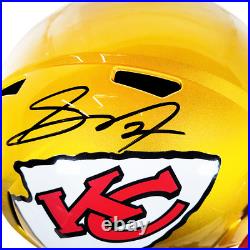 Skyy Moore Signed Kansas City Chiefs Flash Speed Full-Size Replica Football Helm