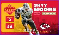 Skyy Moore Signed Kansas City Chiefs Jersey (JSA COA) 2022 2nd Round Draft Pk WR