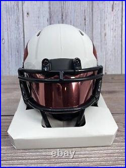 Skyy Moore Signed Kansas City Chiefs Lunar Eclipse Mini Helmet Beckett COA 4