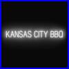 SpellBrite KANSAS CITY BBQ Sign Neon Sign Look, LED Light 52.9 x 6.3