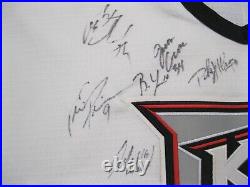 TEAM SIGNED Kansas City KC Blades IHL Hockey Jersey size XL