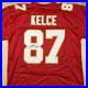 TRAVIS KELCE Hand Signed Kansas City Chiefs Jersey #81 Autographed COA HOL7