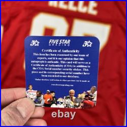 TRAVIS KELCE Hand Signed Kansas City Chiefs Jersey #81 Autographed COA HOL7