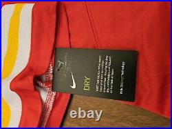 TRAVIS KELCE KANSAS CITY CHIEFS SIGNED AUTOGRAPHED RED NIKE XL JERSEY withCOA