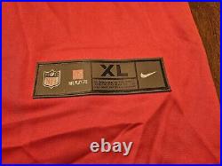 TRAVIS KELCE KANSAS CITY CHIEFS SIGNED AUTOGRAPHED RED NIKE XL JERSEY withCOA
