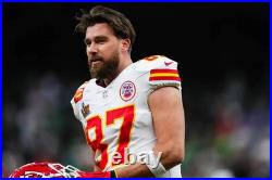 TRAVIS KELCE Kansas City Chiefs MULTI Signed Super Bowl 59 Ball + Carson Wentz TRAVIS KELCE Kansas City Chiefs MULTI Signed Super Bowl 59 Ball + Carson Wentz