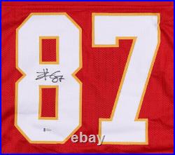 TRAVIS KELCE Signed Jersey Autographed KANSAS CITY CHIEFS BAS Beckett Witnessed