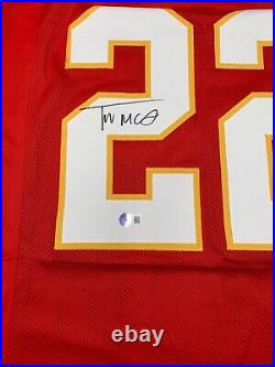 TRENT McDUFFIE Signed / Autographed Kansas City Chiefs Red Jersey JSA COA