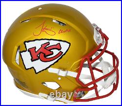 TYREEK HILL SIGNED KANSAS CITY CHIEFS AUTHENTIC FLASH HELMET BECKETT With CHEETAH