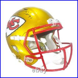 Tamba Hali Signed Kansas City Chiefs Flash Full-Size Replica Football Helmet Be