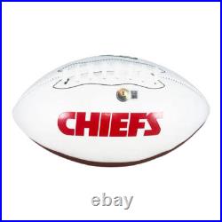 Tamba Hali Signed Kansas City Chiefs Official NFL Team Logo Football (Beckett)