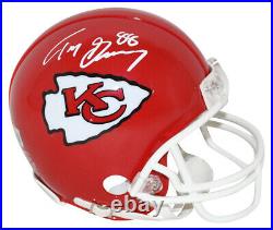 Tony Gonzalez Autographed Kansas City Chiefs Mini Helmet Beckett BAS 32153