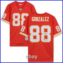 Tony Gonzalez Kansas City Chiefs Signed M&N Red Replica Jersey & HOF 19 Insc